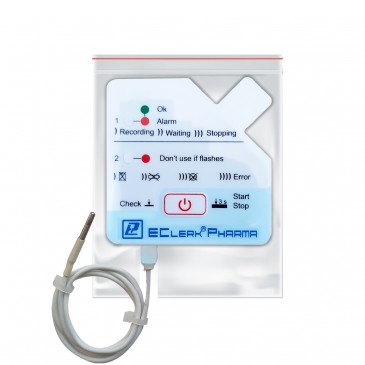 Автономные терморегистраторы (термоиндикаторы, электронные термописцы)  EClerk-Pharma-USB-A-e